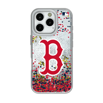 Boston Red Sox Confetti Glitter Phone Case for Apple iPhone