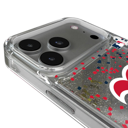 Boston Red Sox Confetti Glitter Phone Case for Apple iPhone