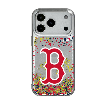 Boston Red Sox Confetti Glitter Phone Case for Apple iPhone