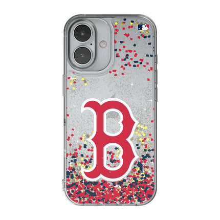 Boston Red Sox Confetti Glitter Phone Case for Apple iPhone