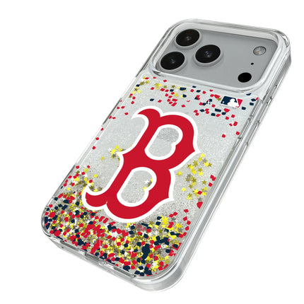 Boston Red Sox Confetti Glitter Phone Case for Apple iPhone