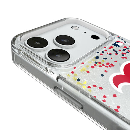 Boston Red Sox Confetti Glitter Phone Case for Apple iPhone