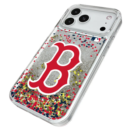 Boston Red Sox Confetti Glitter Phone Case for Apple iPhone