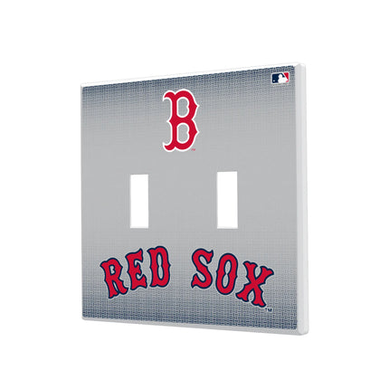 Boston Red Sox Linen Hidden-Screw Light Switch Plate