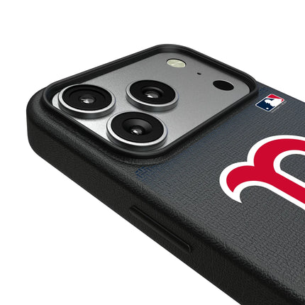 Boston Red Sox Linen MagSafe Compatible Phone Case for Apple iPhone