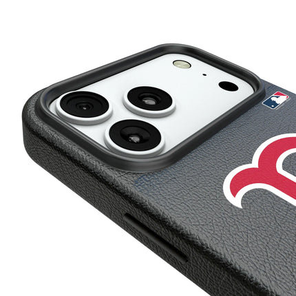 Boston Red Sox Linen MagSafe Compatible Phone Case for Apple iPhone