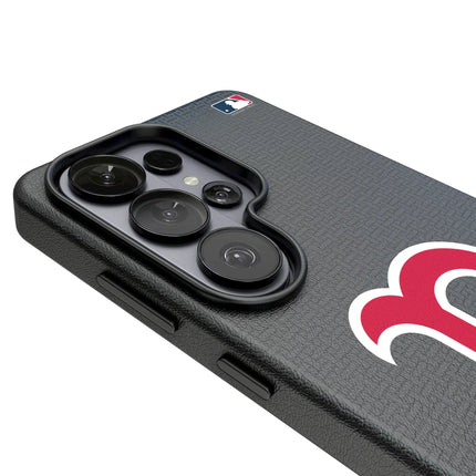 Boston Red Sox Linen MagSafe Compatible Phone Case for Samsung Galaxy