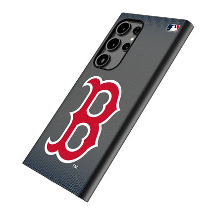 Boston Red Sox Linen MagSafe Compatible Phone Case for Samsung Galaxy