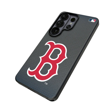 Boston Red Sox Linen MagSafe Compatible Phone Case for Samsung Galaxy
