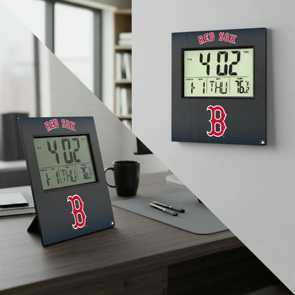 Boston Red Sox Linen Wall Clock