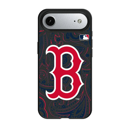 Boston Red Sox Paisley MagSafe Compatible Phone Case for Apple iPhone