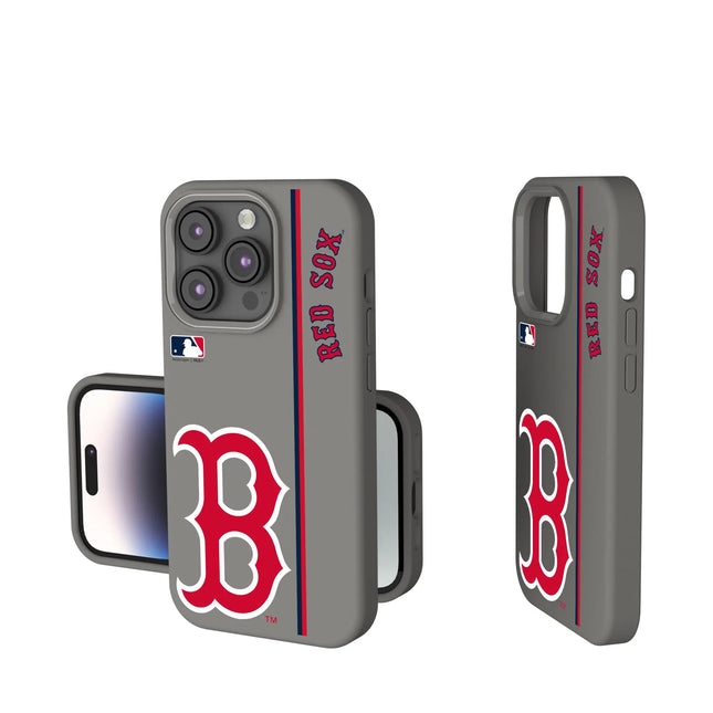 Boston Red Sox Sidebar Soft Touch Phone Case for Apple iPhone