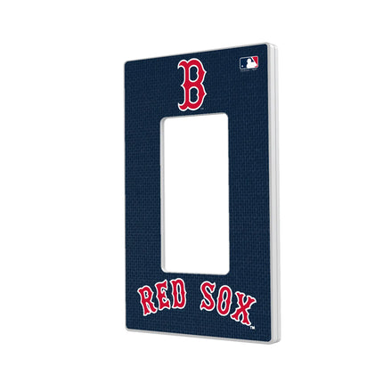 Boston Red Sox Solid Hidden-Screw Light Switch Plate
