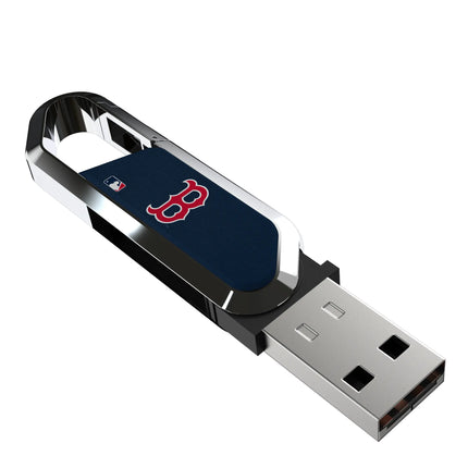 Boston Red Sox Solid USB 64GB Clip Style Flash Drive