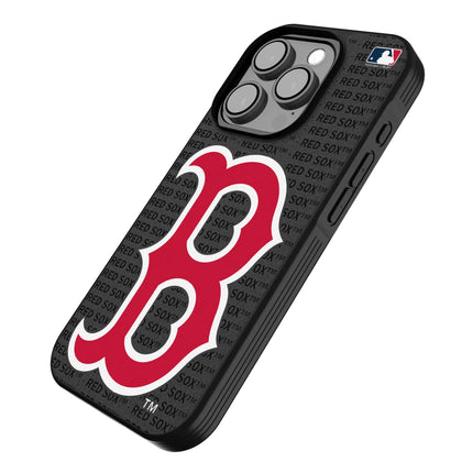 Boston Red Sox Text Backdrop Bump Phone Case for Apple iPhone
