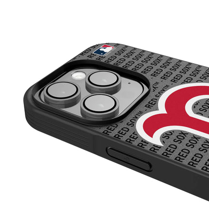 Boston Red Sox Text Backdrop Bump Phone Case for Apple iPhone