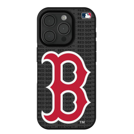 Boston Red Sox Text Backdrop Bump Phone Case for Apple iPhone