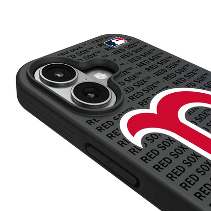 Boston Red Sox Text Backdrop Bump Phone Case for Apple iPhone