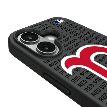 Boston Red Sox Text Backdrop Bump Phone Case for Apple iPhone