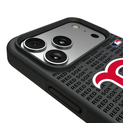 Boston Red Sox Text Backdrop Bump Phone Case for Apple iPhone