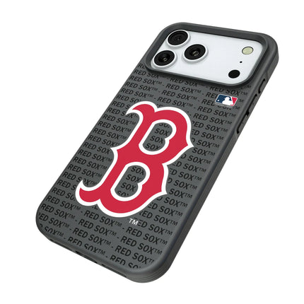 Boston Red Sox Text Backdrop Bump Phone Case for Apple iPhone