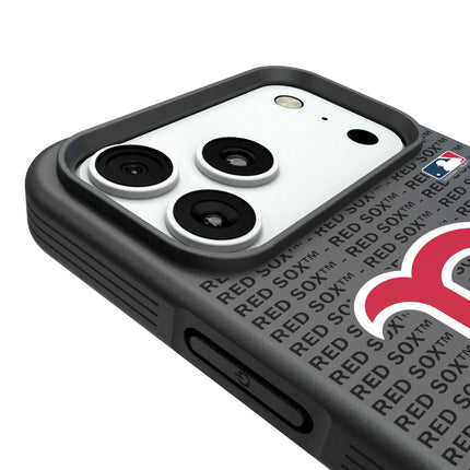 Boston Red Sox Text Backdrop Bump Phone Case for Apple iPhone