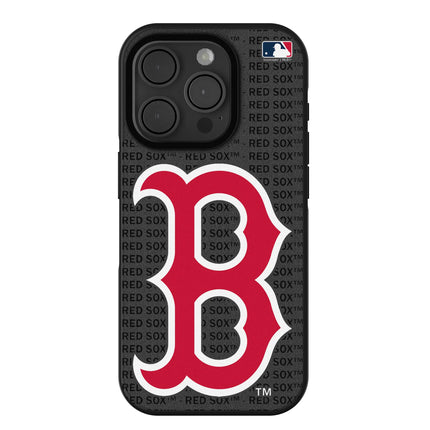 Boston Red Sox Text Backdrop Bump Phone Case for Apple iPhone