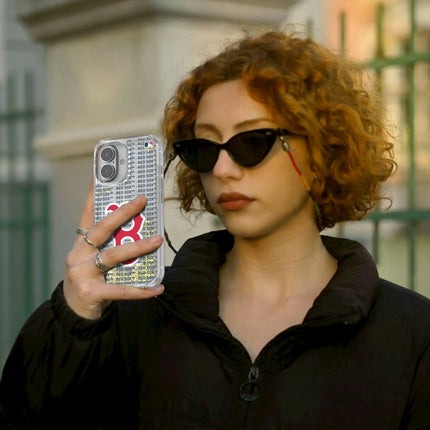 Boston Red Sox Text Backdrop Glitter Phone Case for Apple iPhone