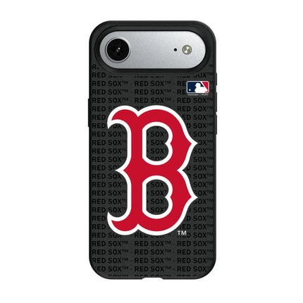 Boston Red Sox Text Backdrop MagSafe Compatible Phone Case for Apple iPhone