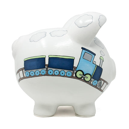 Box Car Train Large Piggy Bank