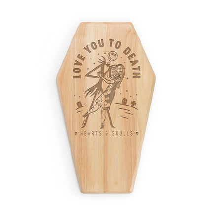 Nightmare Before Christmas Jack & Sally - Coffin Serving Board