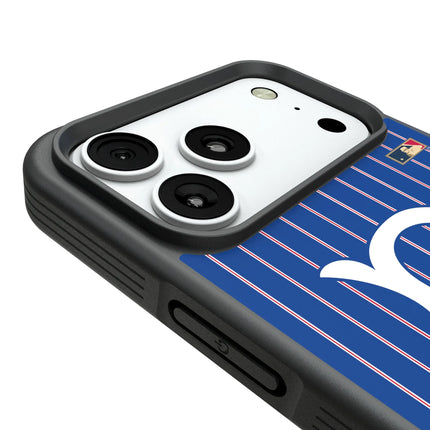 Brooklyn Dodgers 1949-1957 - Cooperstown Collection Pinstripe Bump Phone Case for Apple iPhone