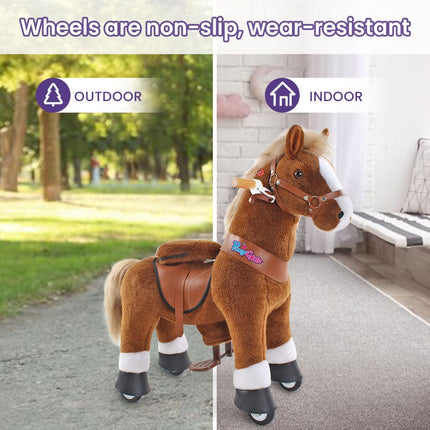 Model U® Horse Ride-On Toy Age 4–7 – Brown