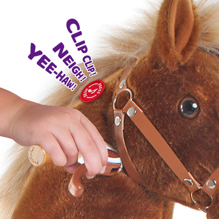 Model U® Horse Ride-On Toy Age 4–7 – Brown