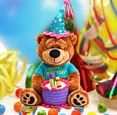 Brownie the Happy Birthday Bear