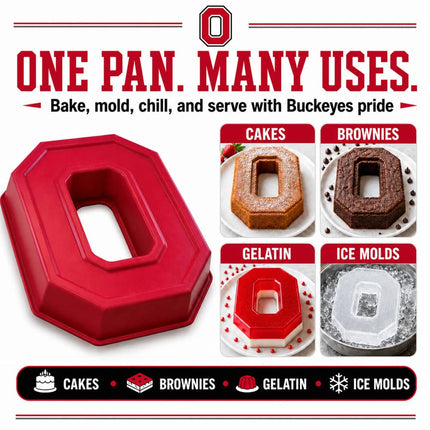 Ohio State Buckeyes Cake Pan