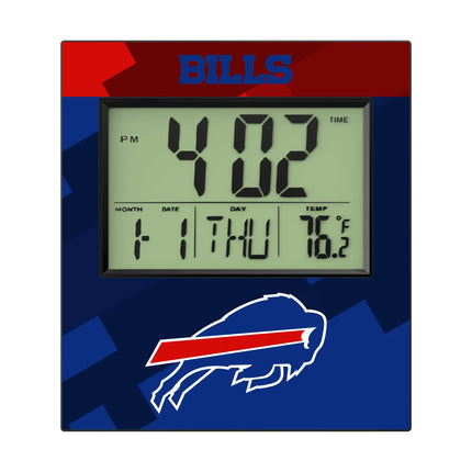 Buffalo Bills Wall Clock Color Block
