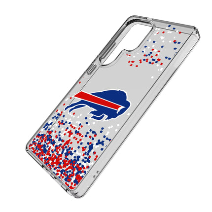 Buffalo Bills Clear Phone Case Confetti for Samsung Galaxy