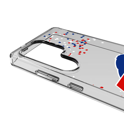Buffalo Bills Clear Phone Case Confetti for Samsung Galaxy