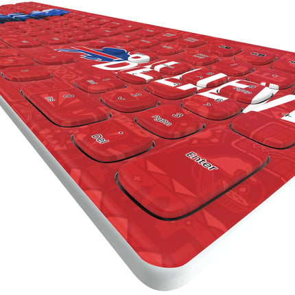 Buffalo Bills Deco Curved Wireless Keyboard