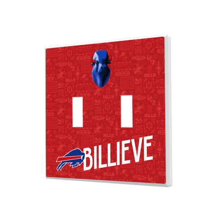 Buffalo Bills Hidden-Screw Light Switch Plate Deco