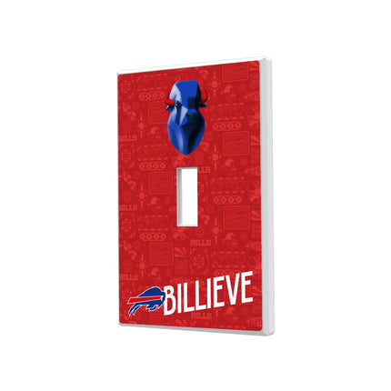 Buffalo Bills Hidden-Screw Light Switch Plate Deco