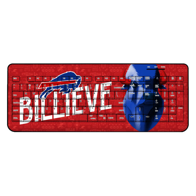 Buffalo Bills Wireless USB Keyboard Deco
