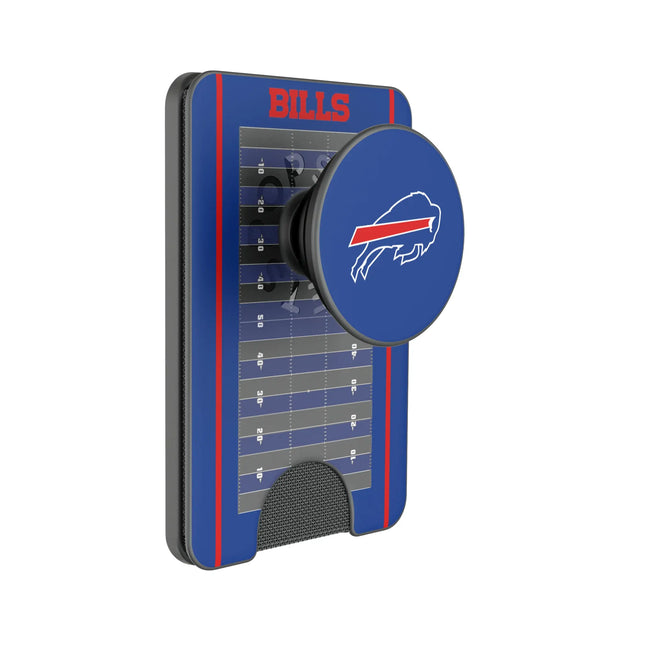 Buffalo Bills Field PopSockets MagSafe-Compatible PopWallet+