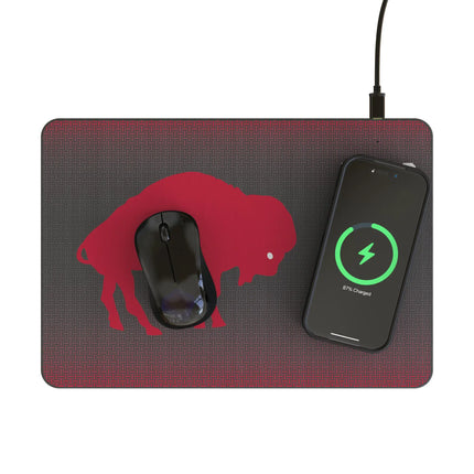 Bills 15W Wireless Charger & Mouse Pad Historic Linen