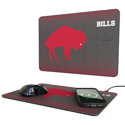 Bills 15W Wireless Charger & Mouse Pad Historic Linen