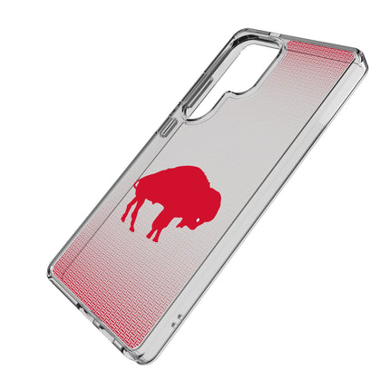 Buffalo Bills Clear Phone Case Historic Linen for Galaxy