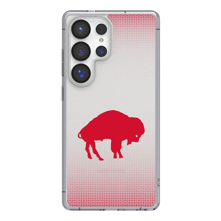Buffalo Bills Clear Phone Case Historic Linen for Galaxy