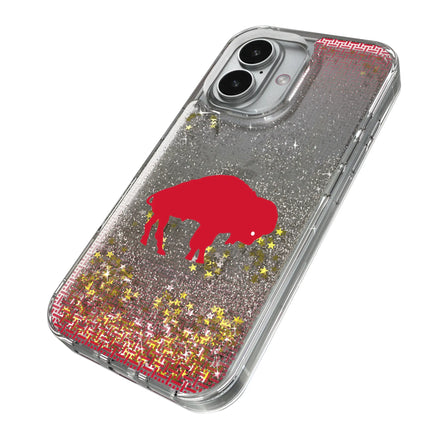 Buffalo Bills Glitter Phone Case Historic Linen for iPhone