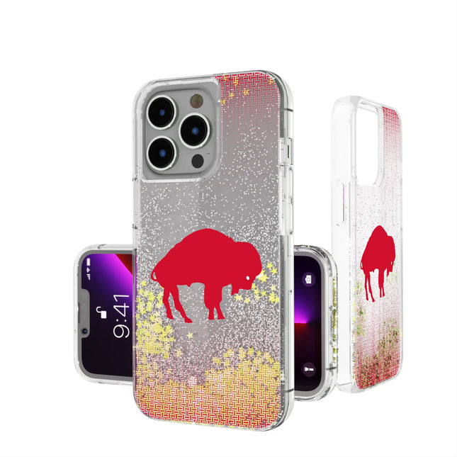 Buffalo Bills Glitter Phone Case Historic Linen for iPhone